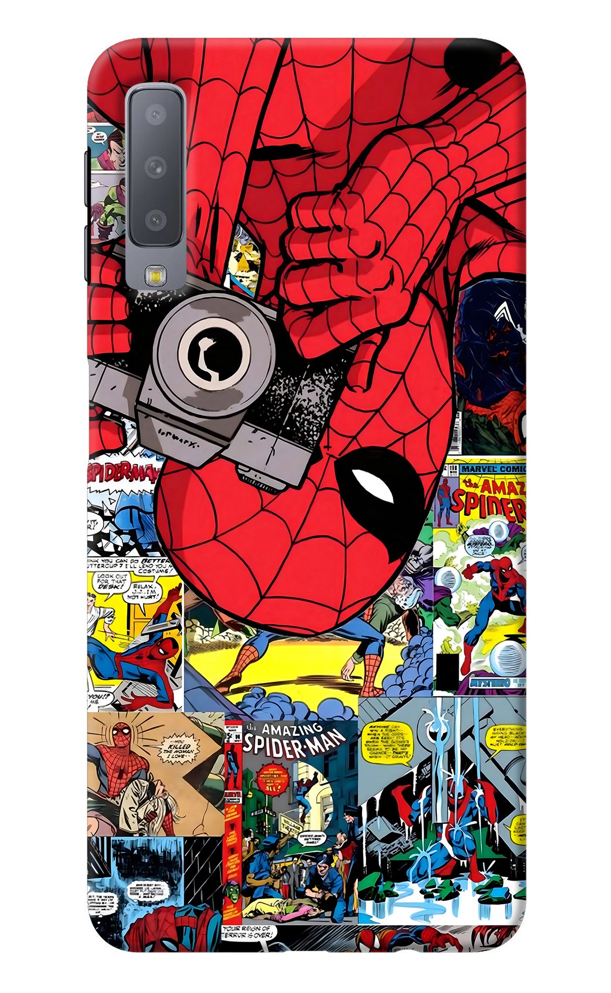 Spider Man Samsung A7 Back Cover