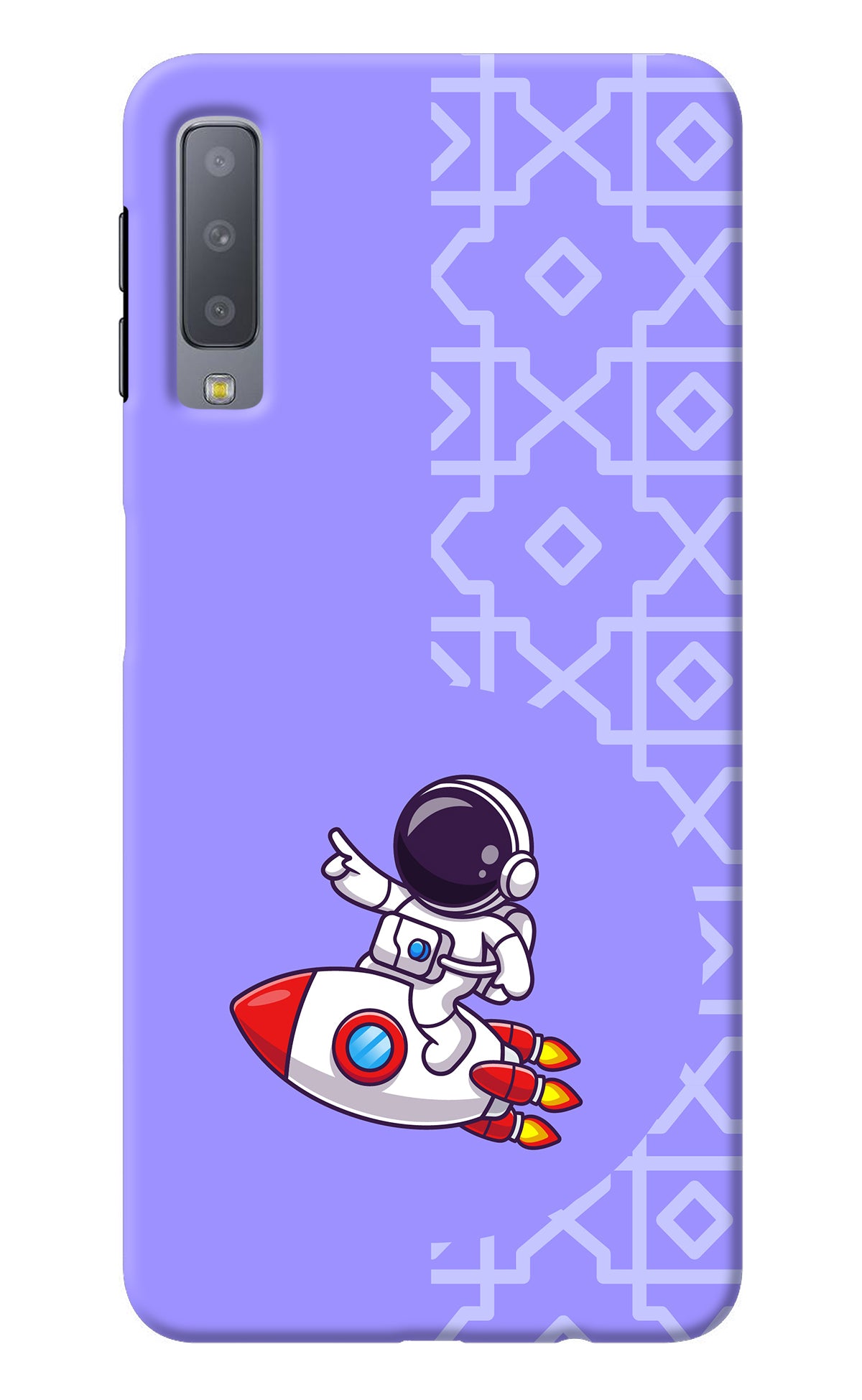 Cute Astronaut Samsung A7 Back Cover