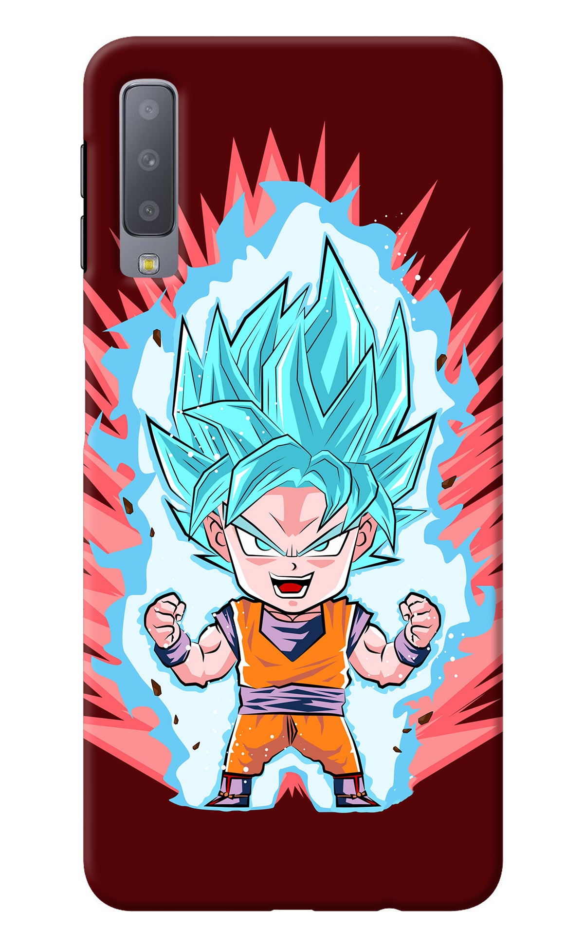 Goku Little Samsung A7 Back Cover