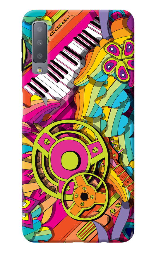 Music Doodle Samsung A7 Back Cover