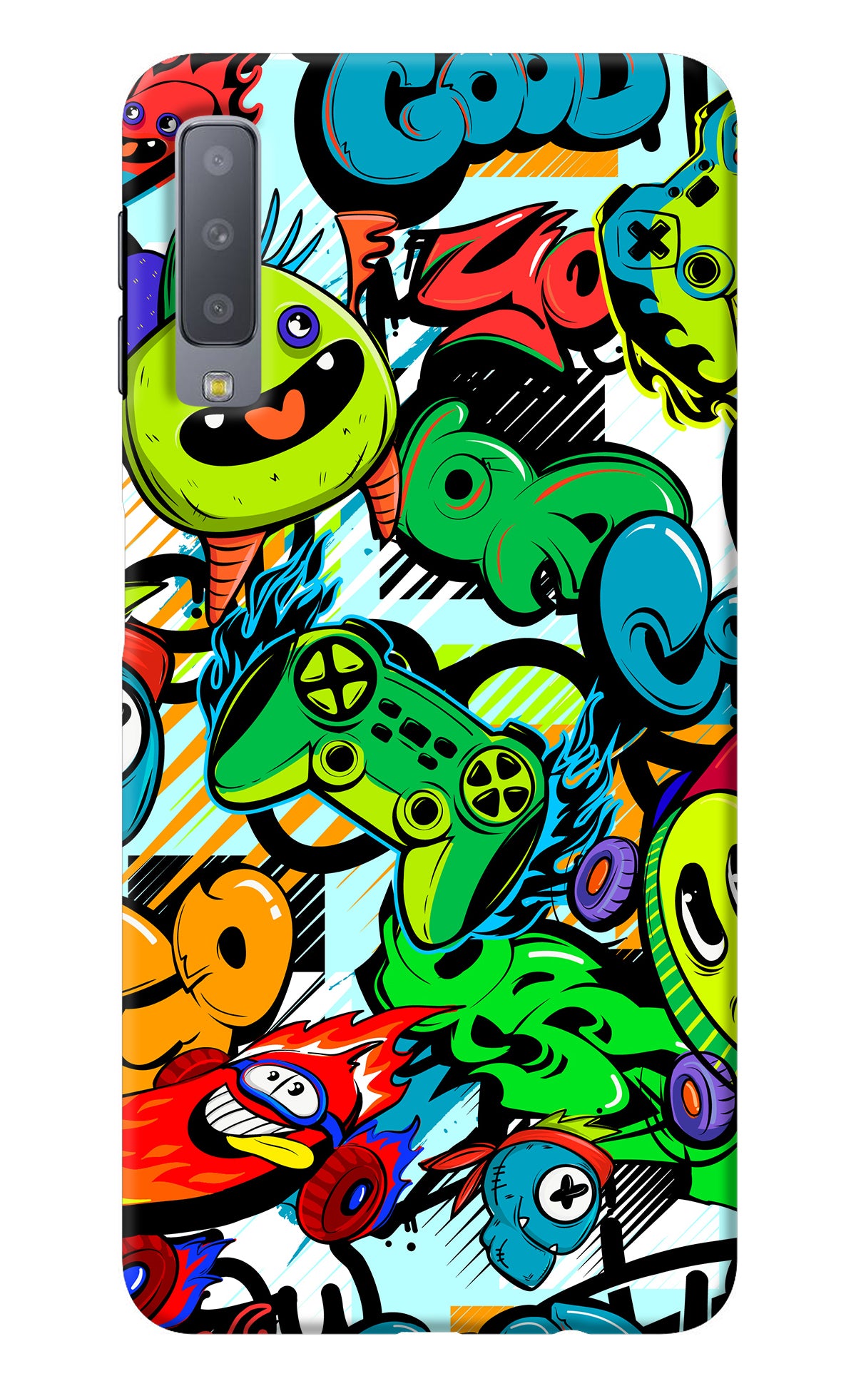 Game Doodle Samsung A7 Back Cover