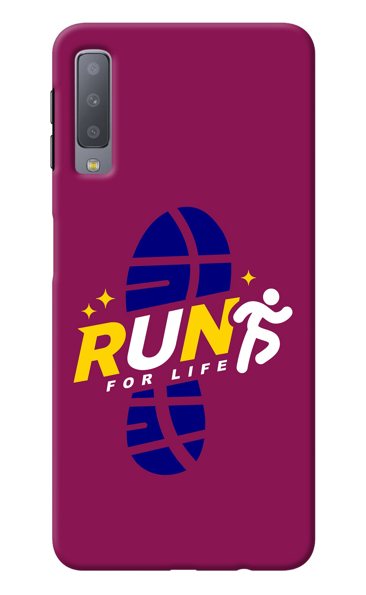 Run for Life Samsung A7 Back Cover
