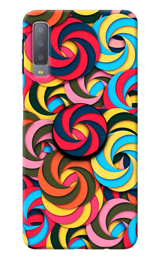 Spiral Pattern Samsung A7 Pop Case
