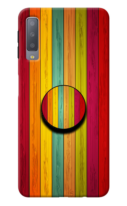 Multicolor Wooden Samsung A7 Pop Case
