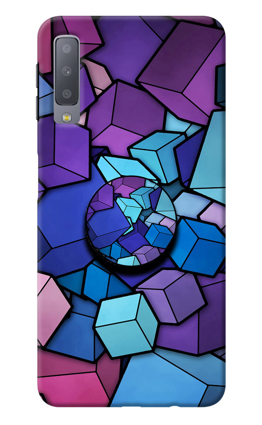 Cubic Abstract Samsung A7 Pop Case