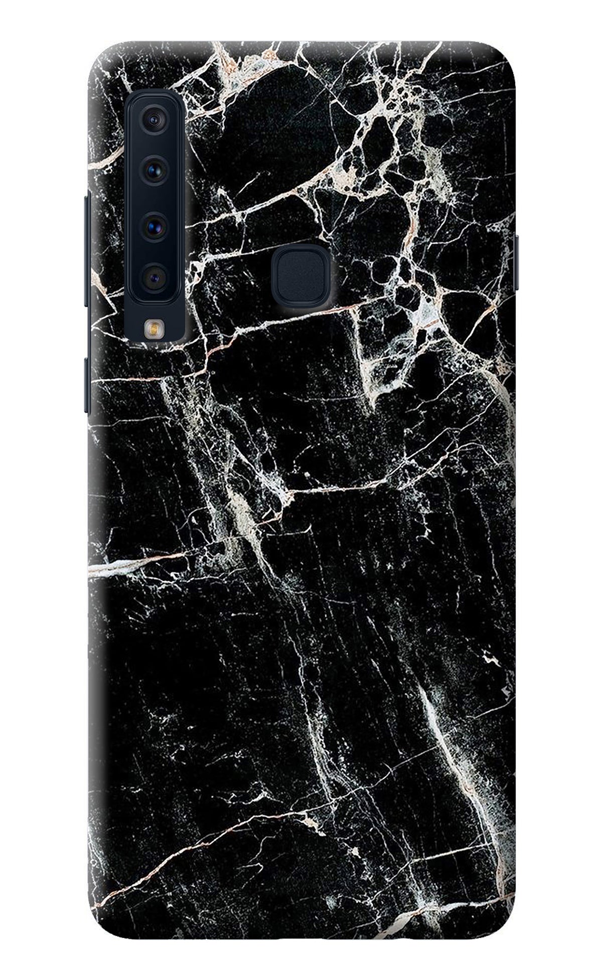 Black Marble Texture Samsung A9 Back Cover