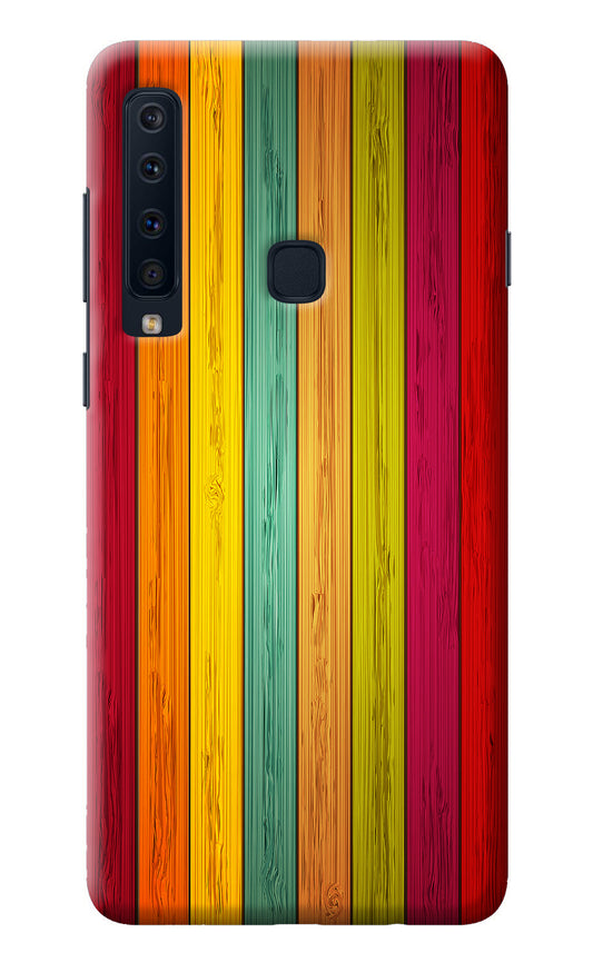 Multicolor Wooden Samsung A9 Back Cover