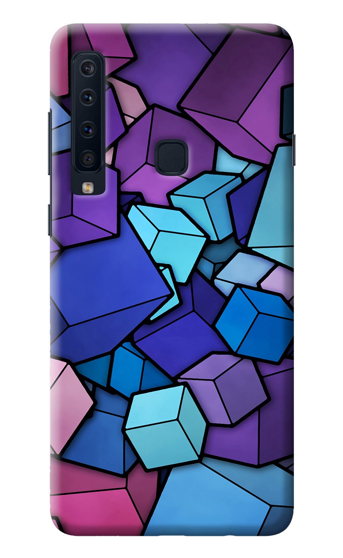 Cubic Abstract Samsung A9 Back Cover