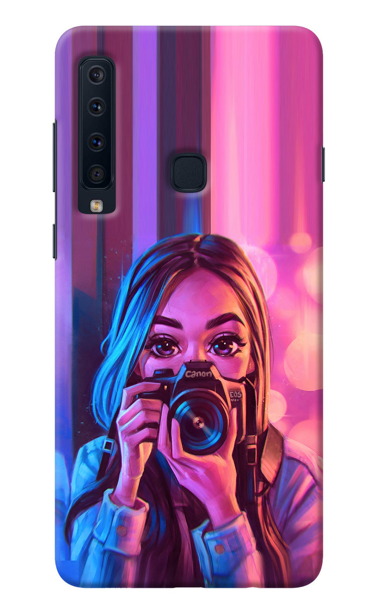 Girl Photographer Samsung A9 Back Cover