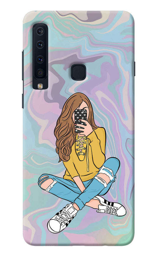 Selfie Girl Samsung A9 Back Cover