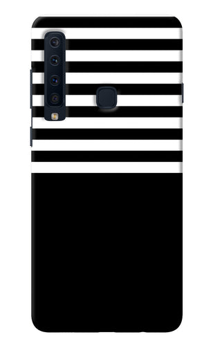 Black and White Print Samsung A9 Back Cover