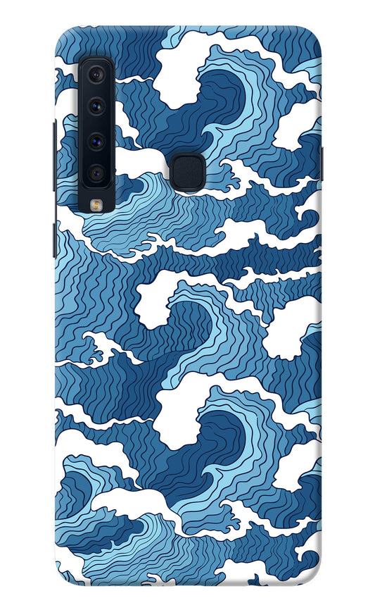 Blue Waves Samsung A9 Back Cover