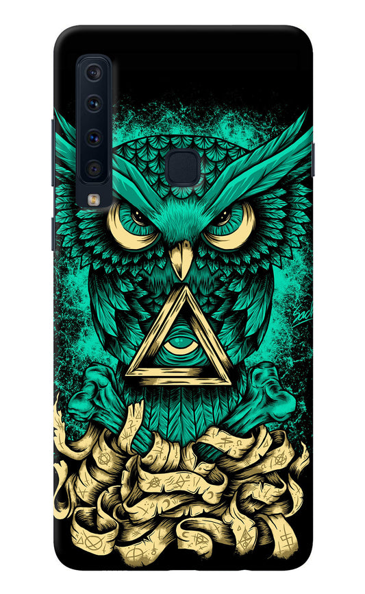 Green Owl Samsung A9 Back Cover