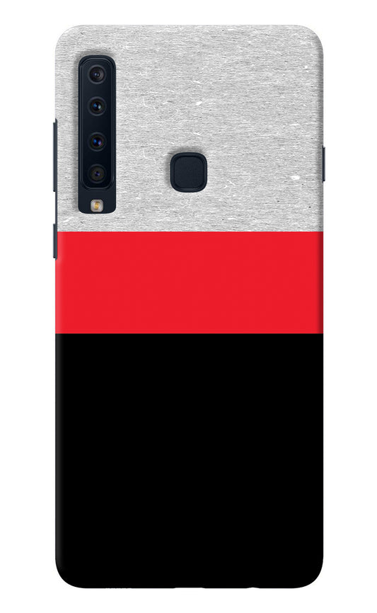 Tri Color Pattern Samsung A9 Back Cover