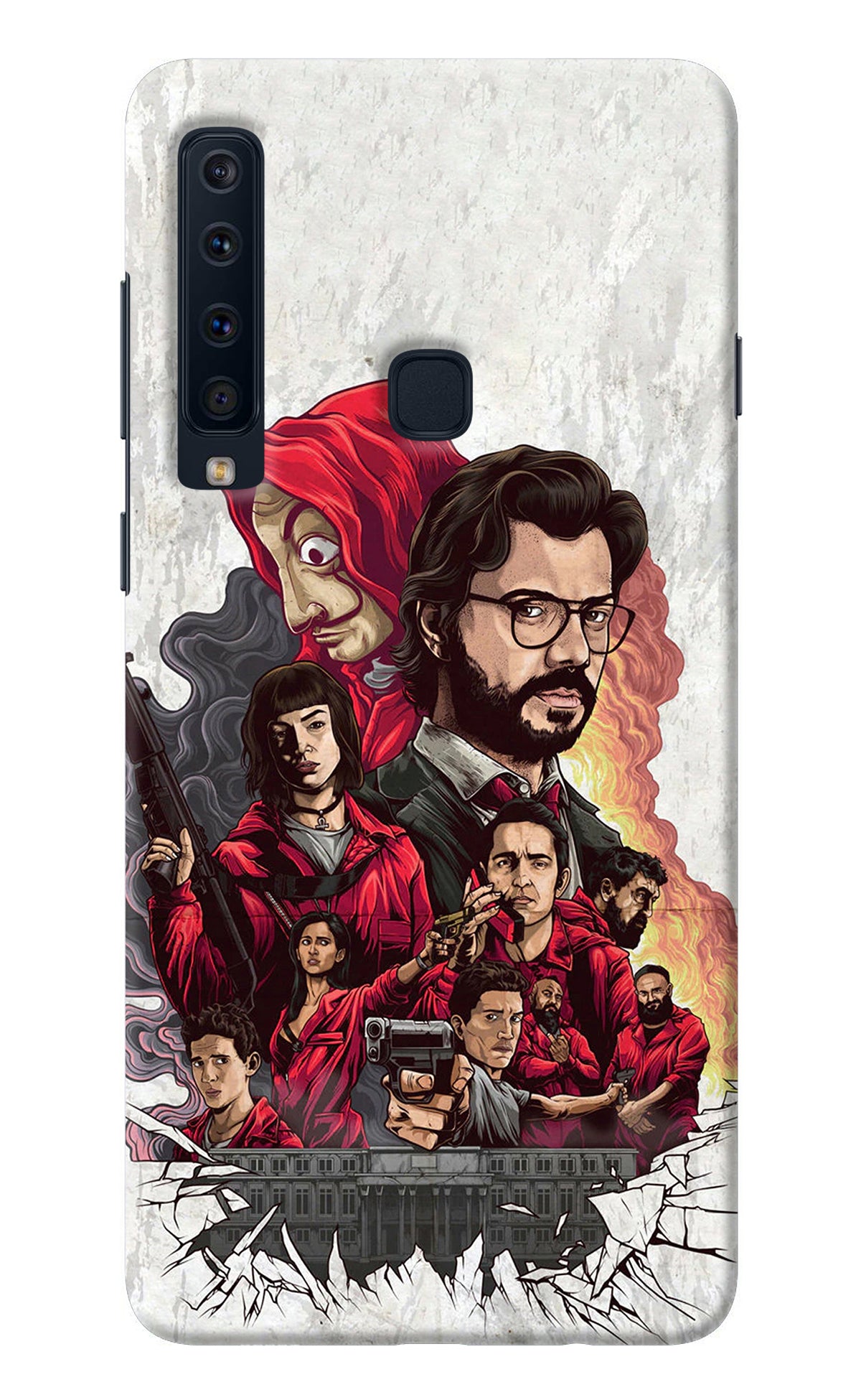 Money Heist Artwork Samsung A9 Back Cover