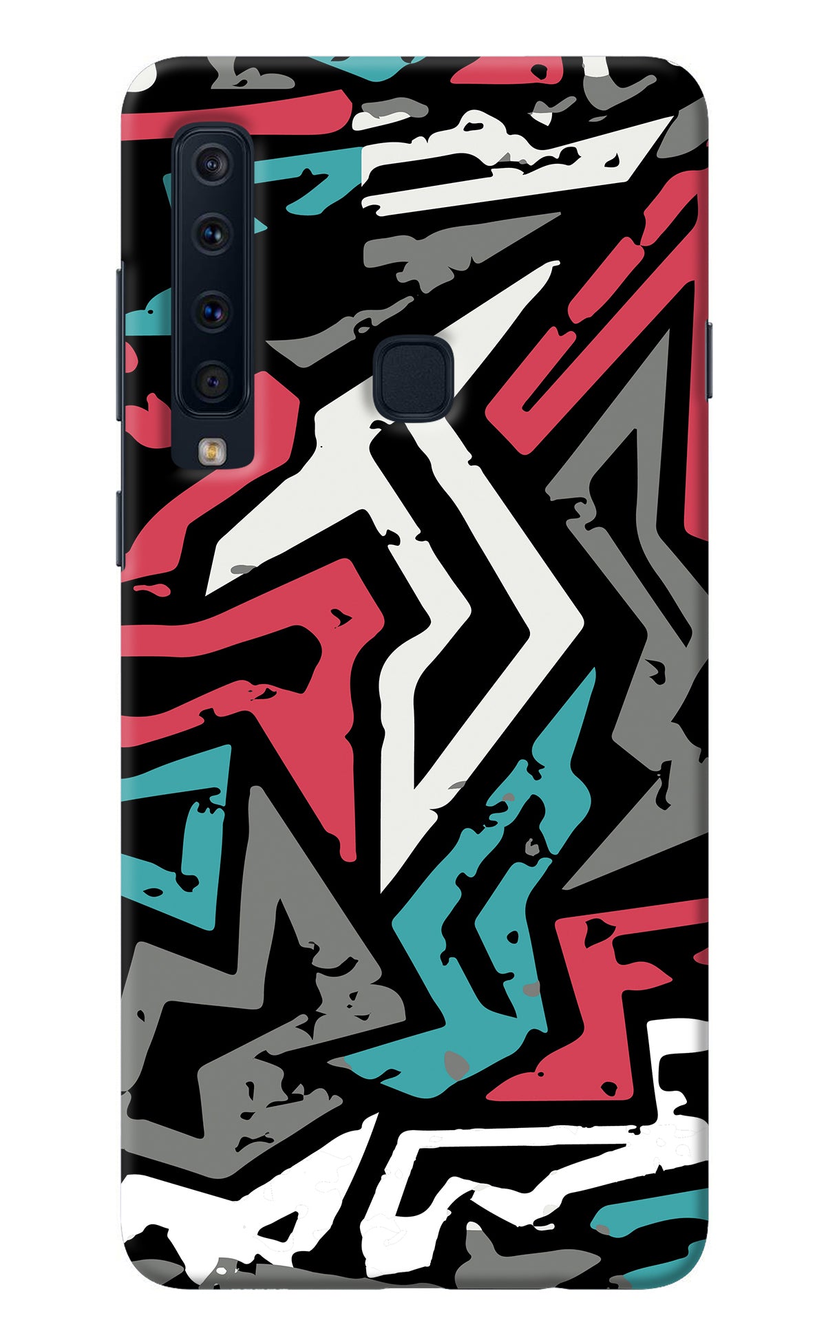 Geometric Graffiti Samsung A9 Back Cover