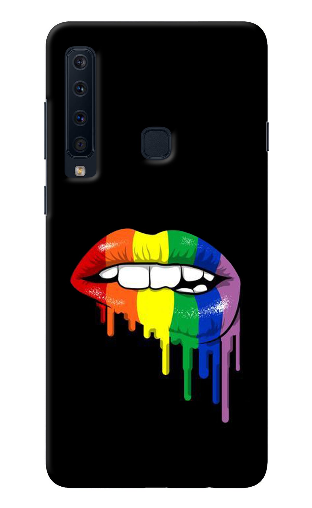 Lips Biting Samsung A9 Back Cover