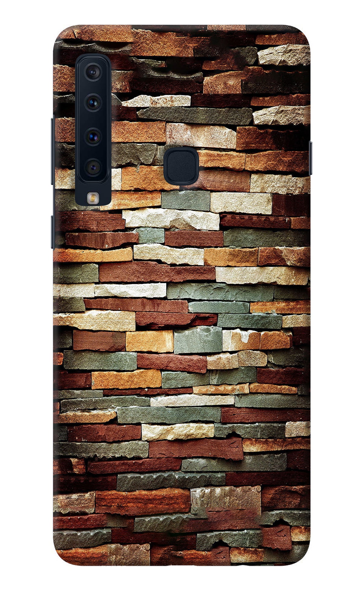 Bricks Pattern Samsung A9 Back Cover