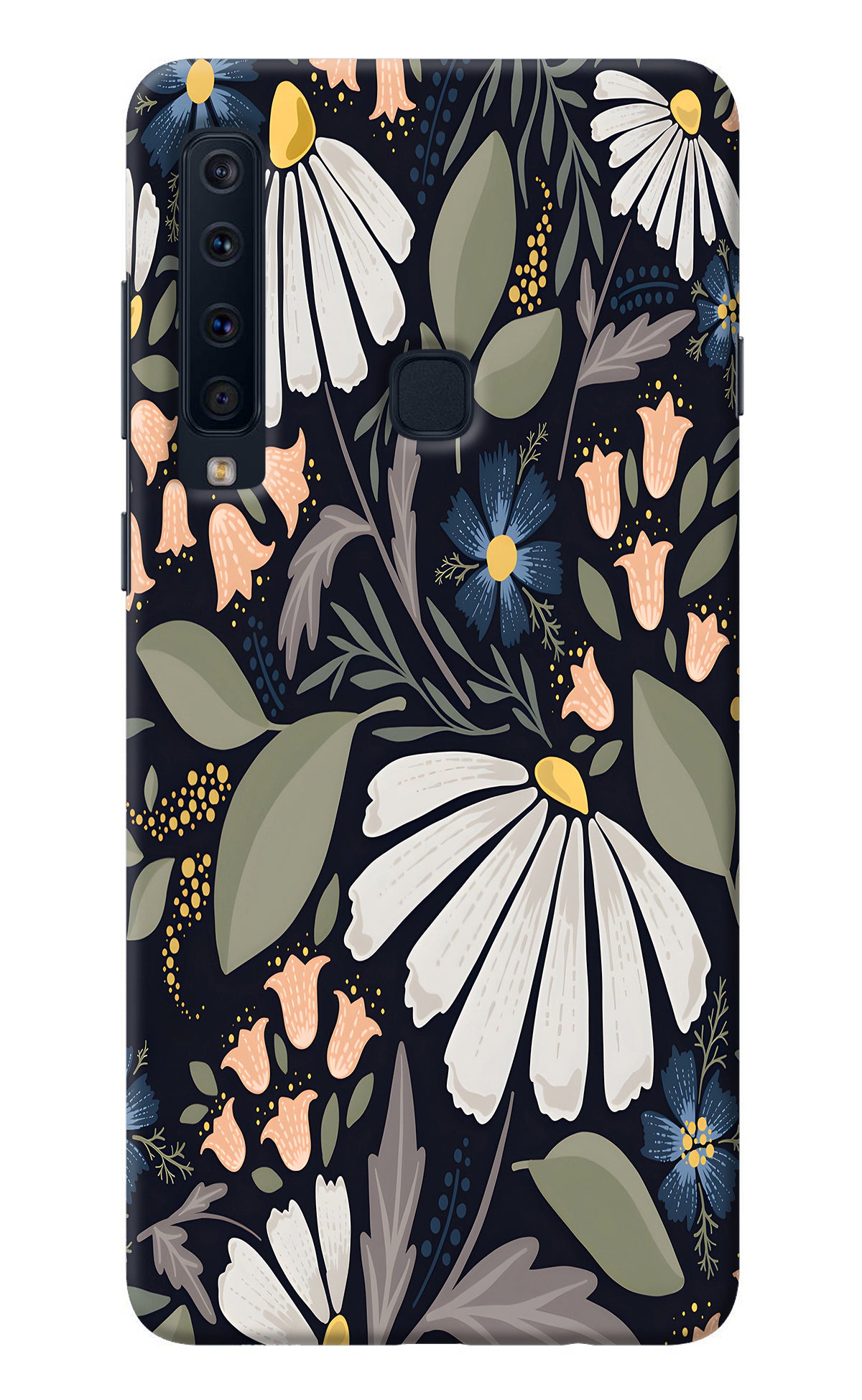 Flowers Art Samsung A9 Back Cover