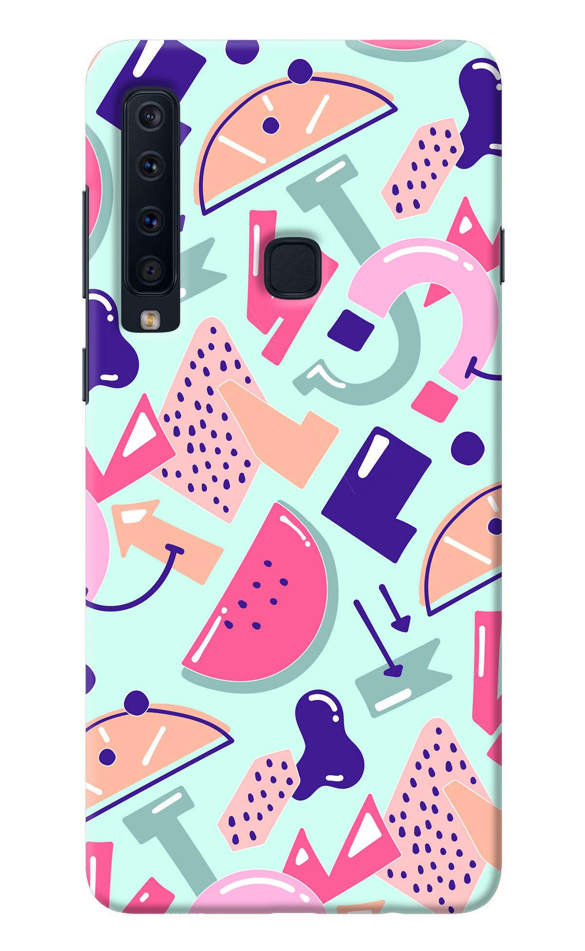 Doodle Pattern Samsung A9 Back Cover