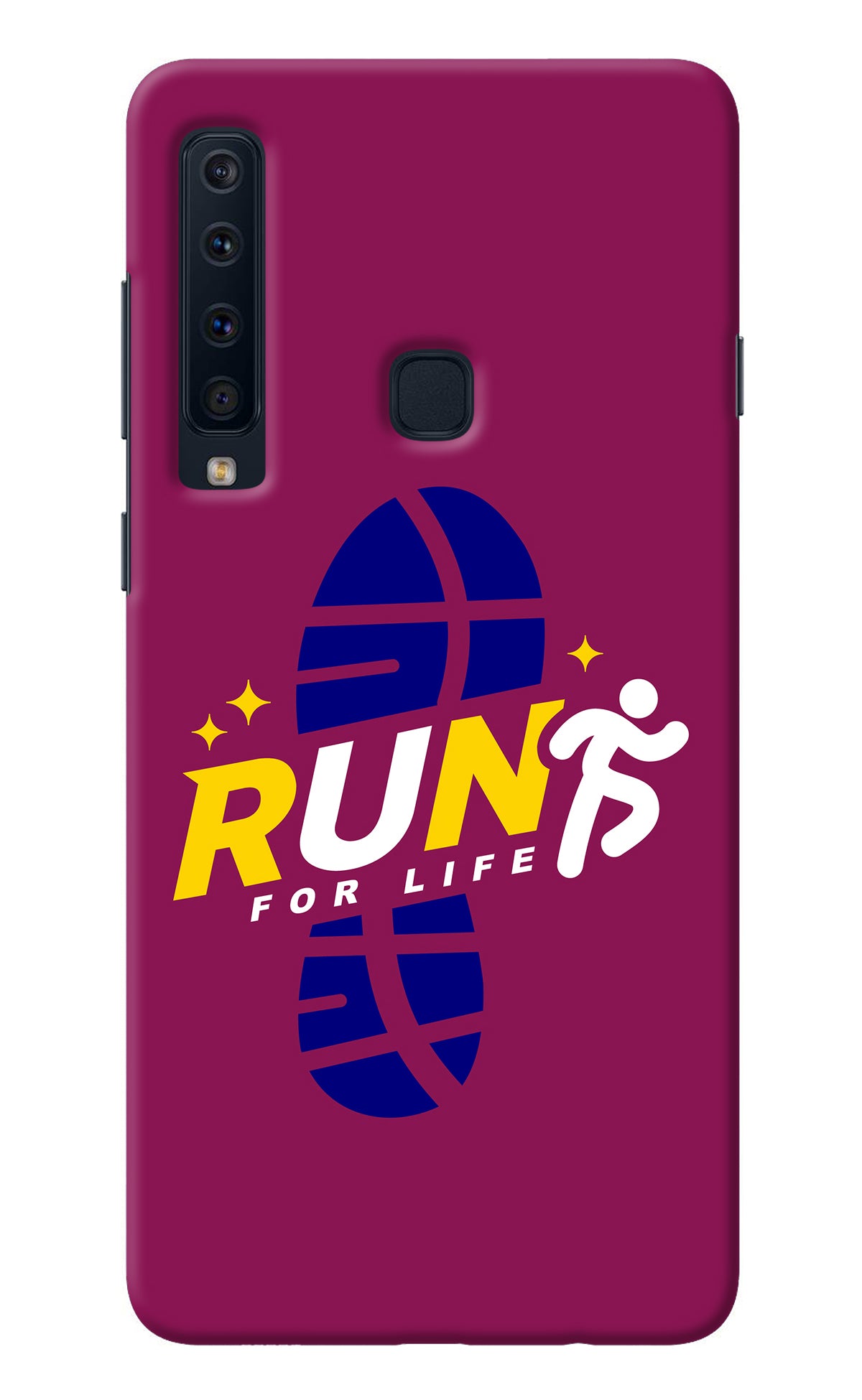 Run for Life Samsung A9 Back Cover