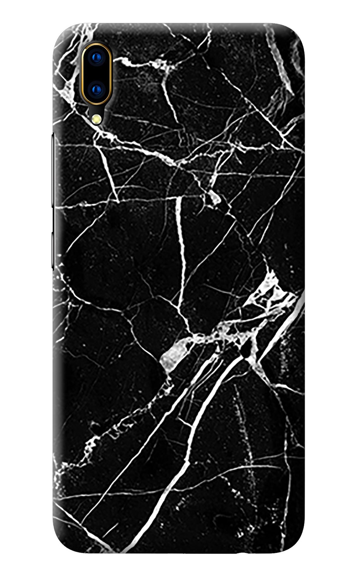 Black Marble Pattern Vivo V11 Pro Back Cover