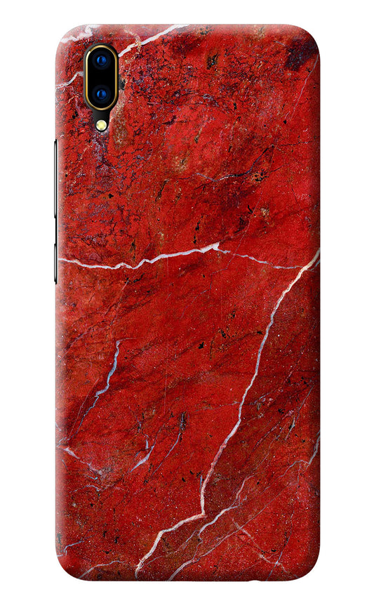 Red Marble Design Vivo V11 Pro Back Cover