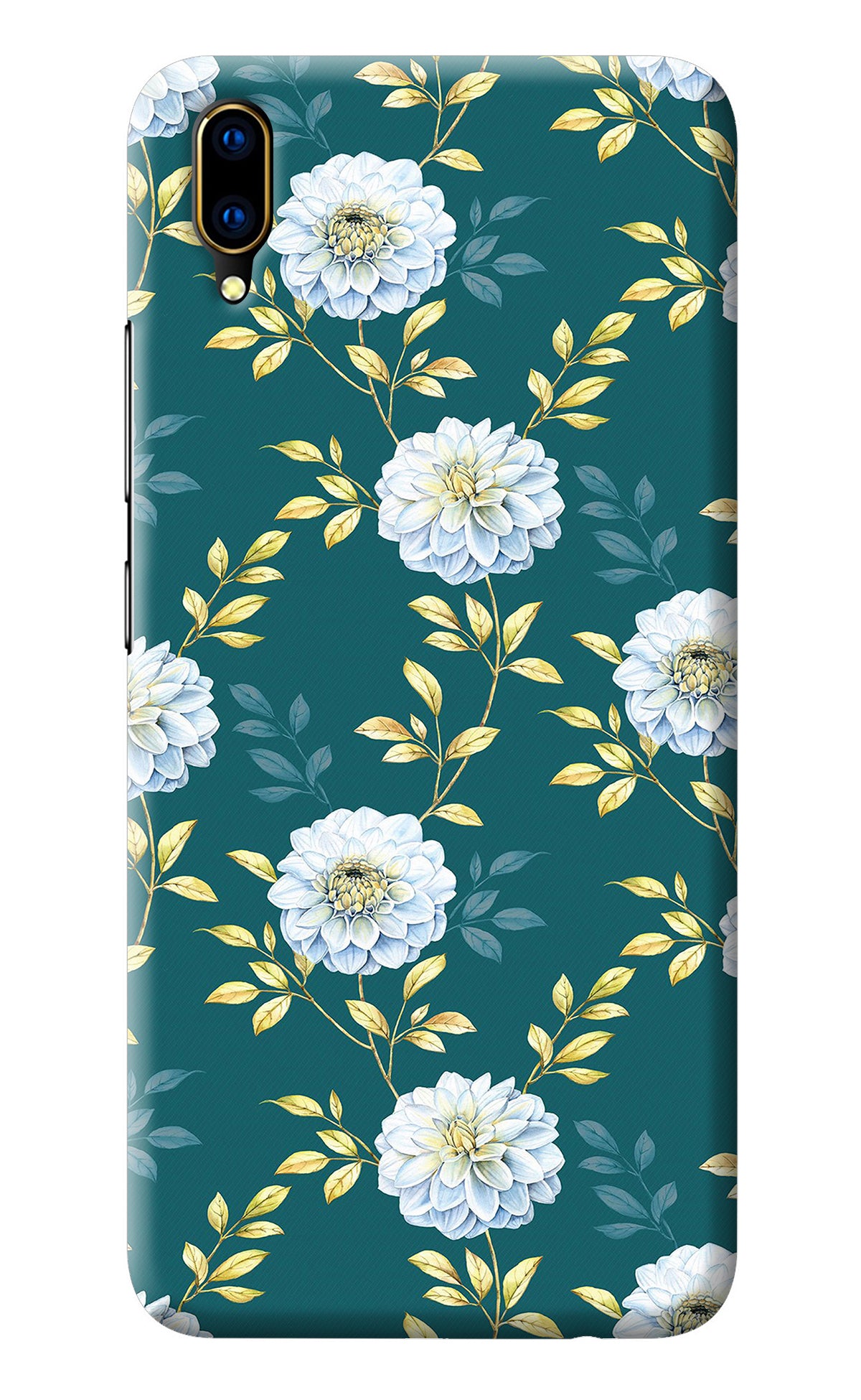 Flowers Vivo V11 Pro Back Cover