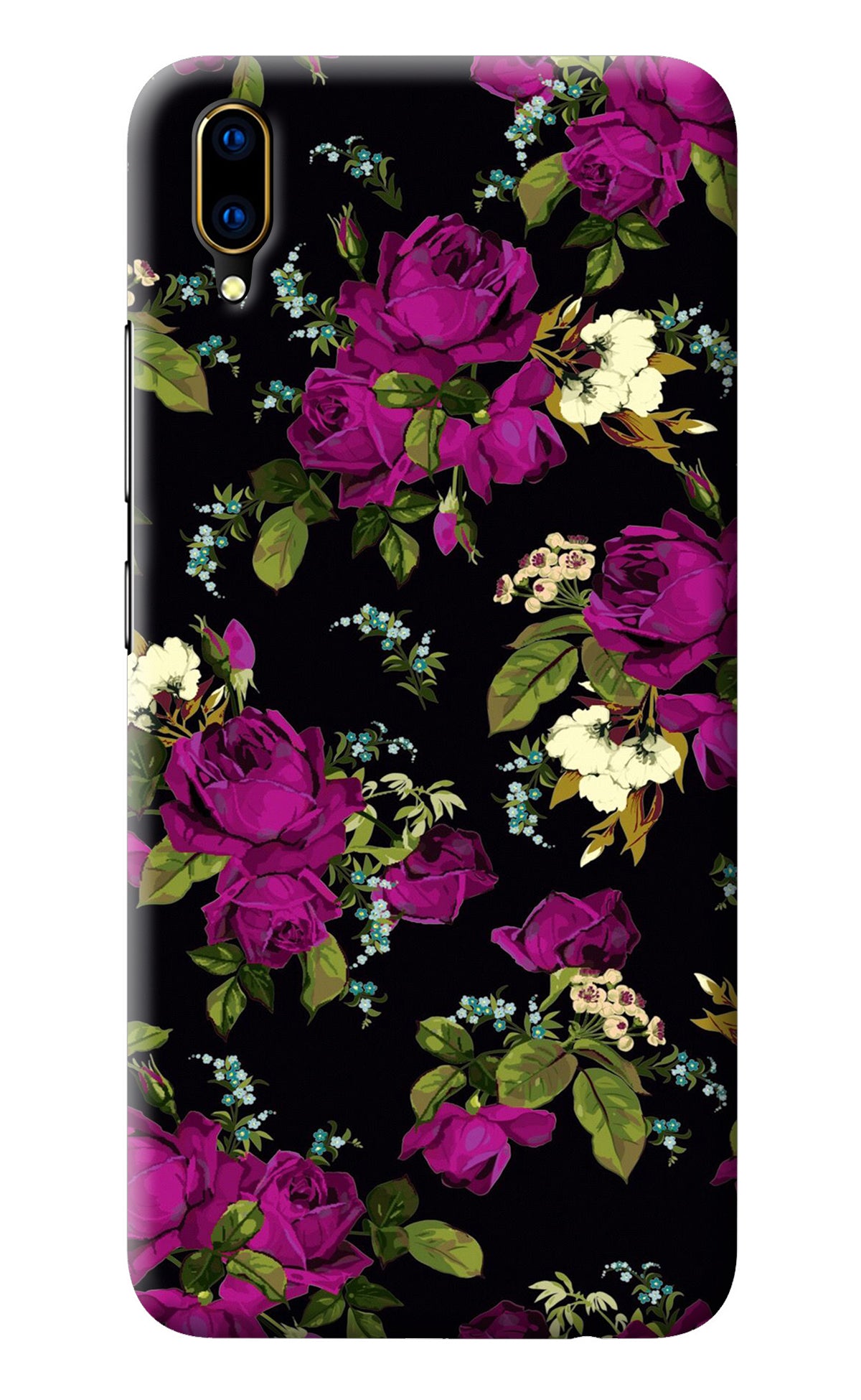 Flowers Vivo V11 Pro Back Cover