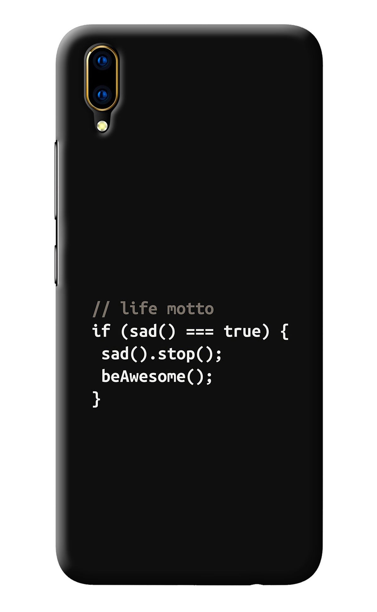 Life Motto Code Vivo V11 Pro Back Cover