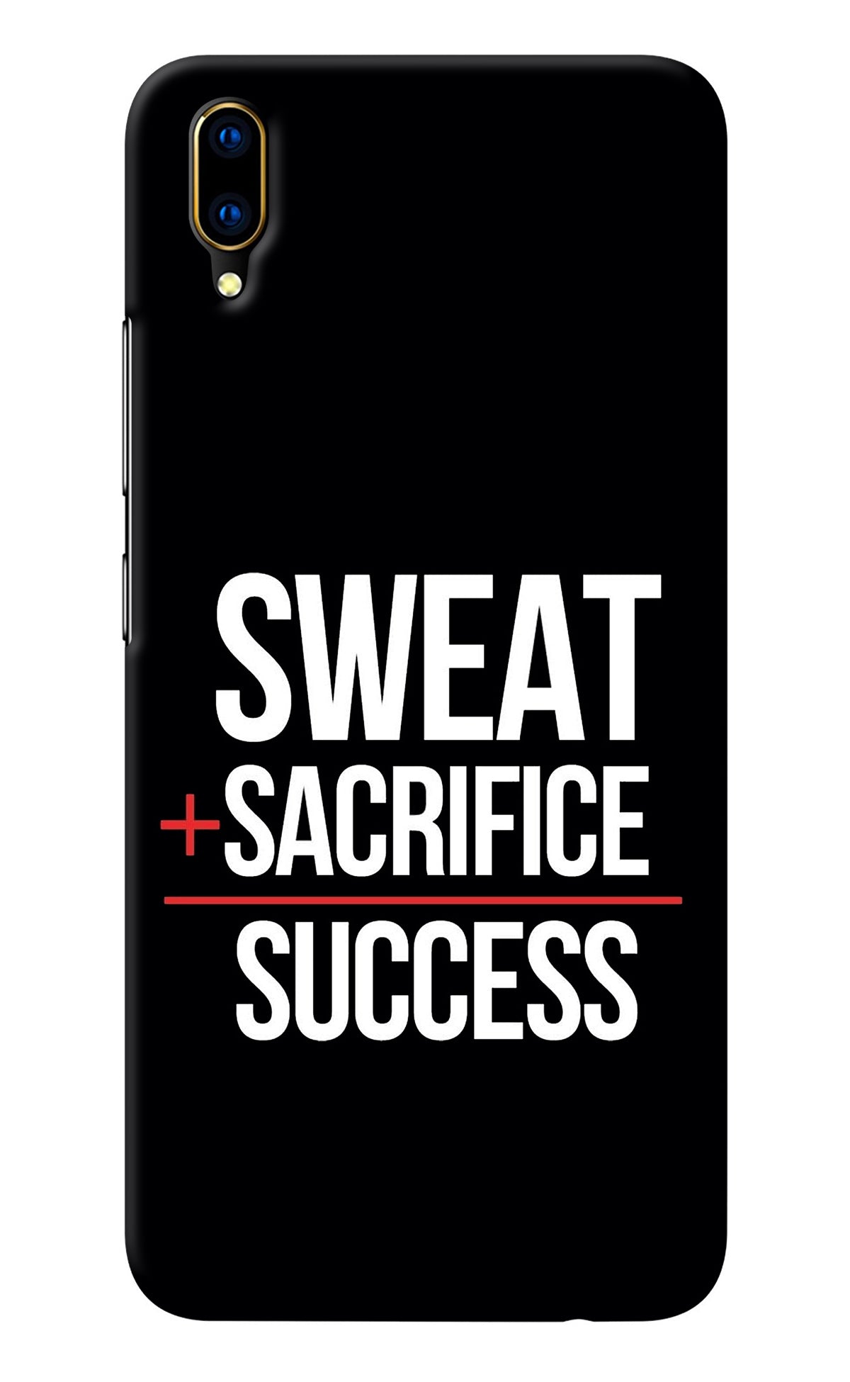 Sweat Sacrifice Success Vivo V11 Pro Back Cover