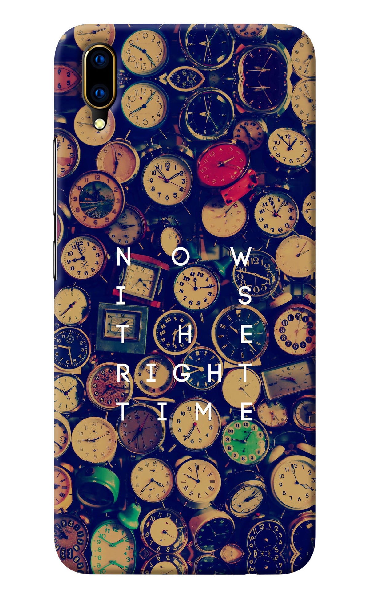 Now is the Right Time Quote Vivo V11 Pro Back Cover