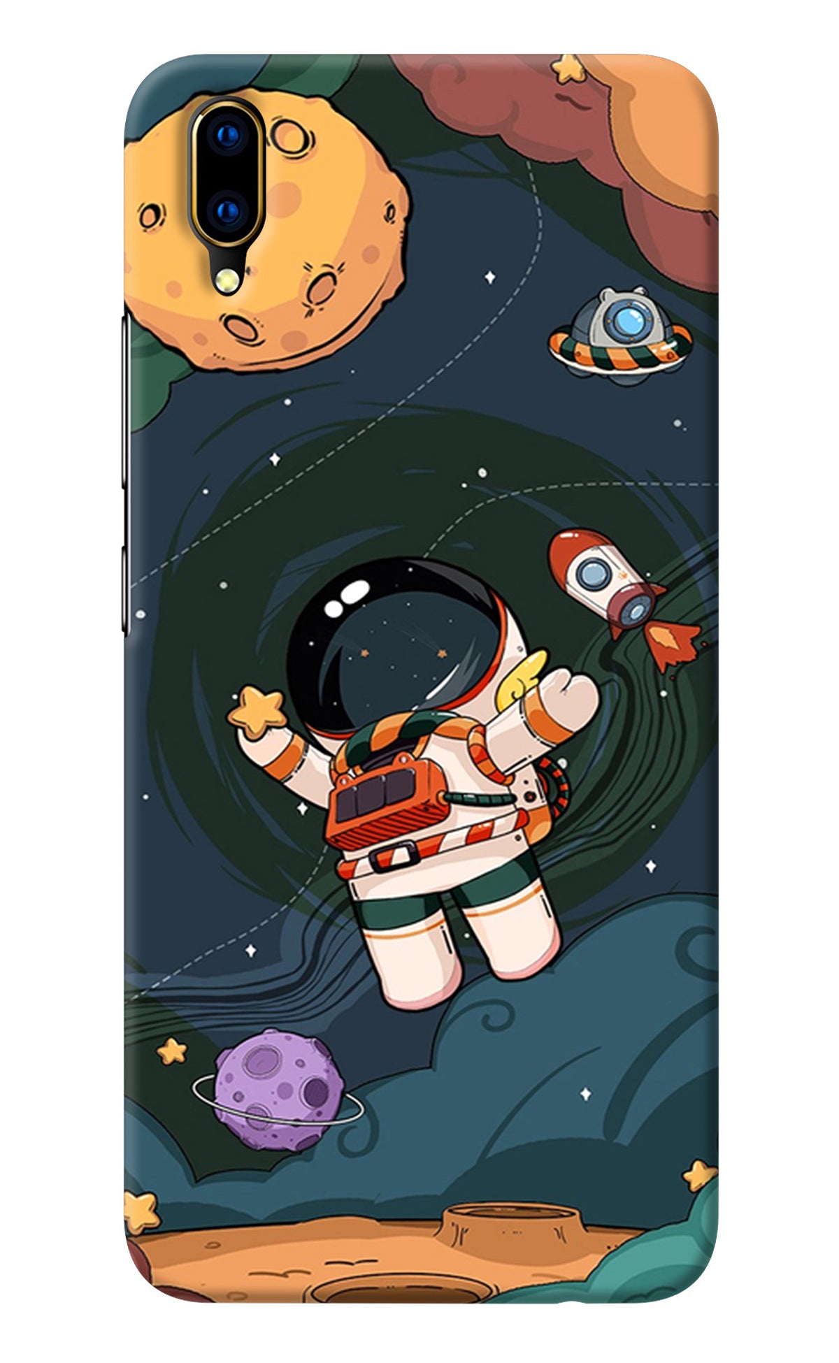 Cartoon Astronaut Vivo V11 Pro Back Cover