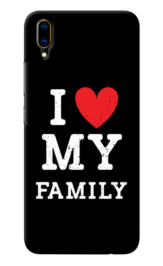 I Love My Family Vivo V11 Pro Back Cover