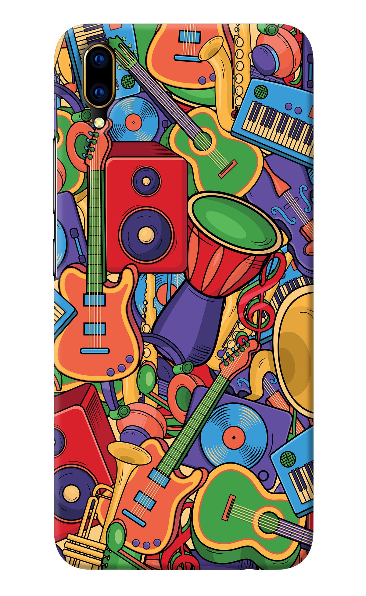 Music Instrument Doodle Vivo V11 Pro Back Cover