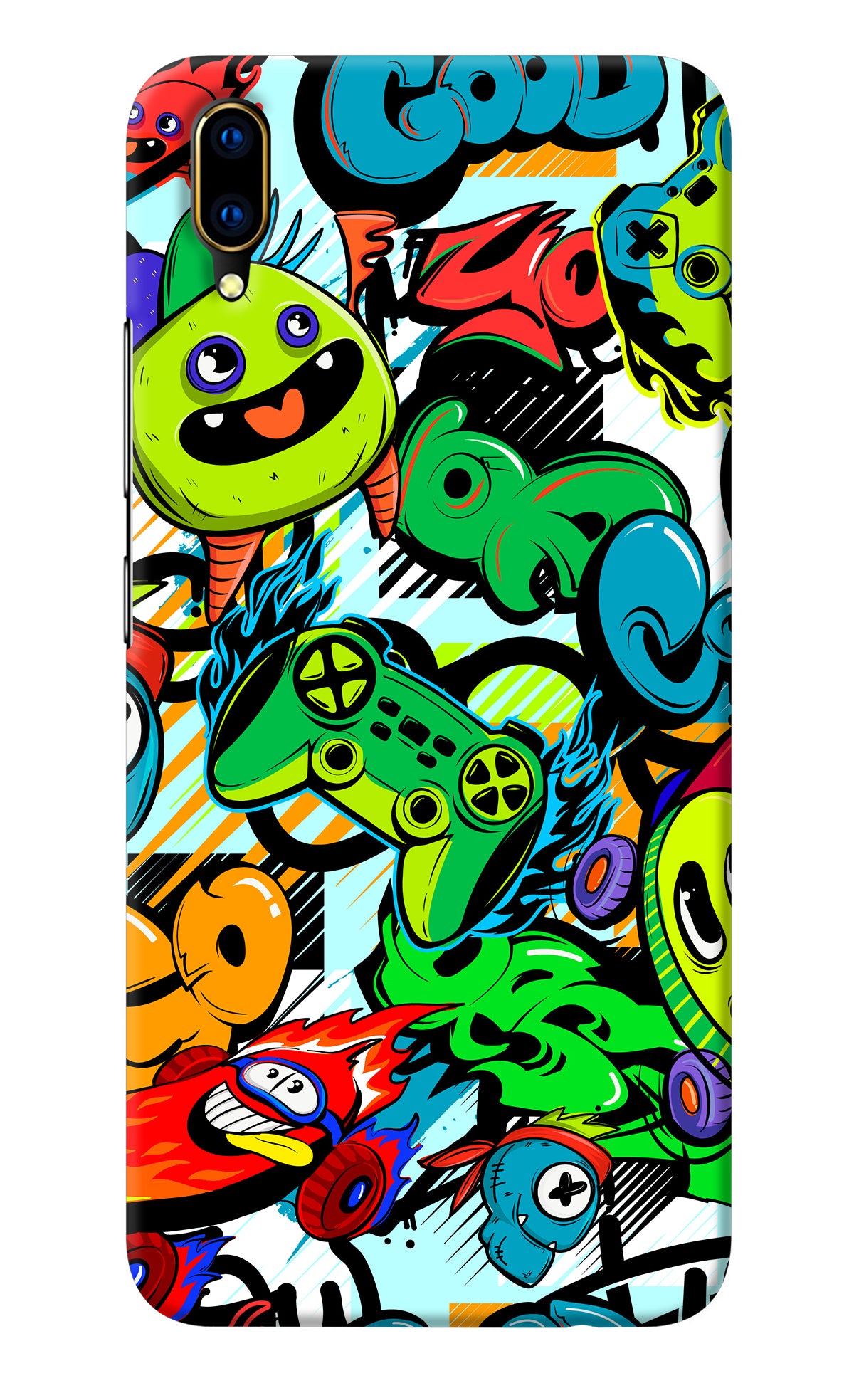 Game Doodle Vivo V11 Pro Back Cover