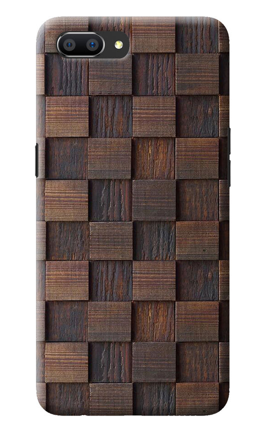 Wooden Cube Design Realme C1 Back Cover