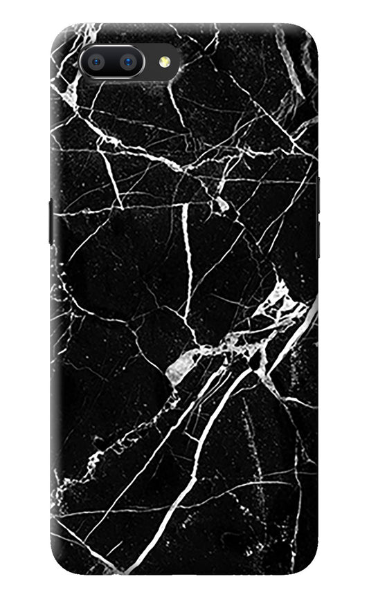 Black Marble Pattern Realme C1 Back Cover