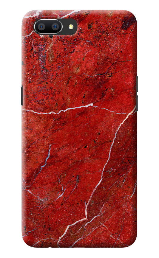 Red Marble Design Realme C1 Back Cover