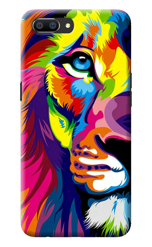 Lion Half Face Realme C1 Back Cover