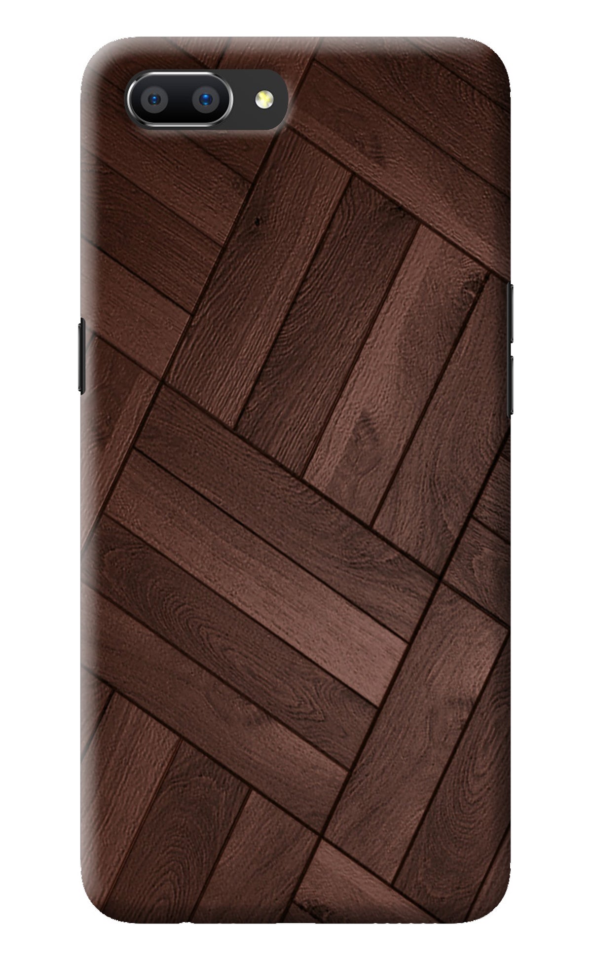 Wooden Texture Design Realme C1 Back Cover