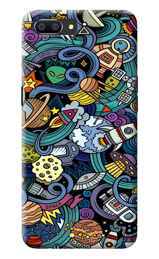 Space Abstract Realme C1 Back Cover
