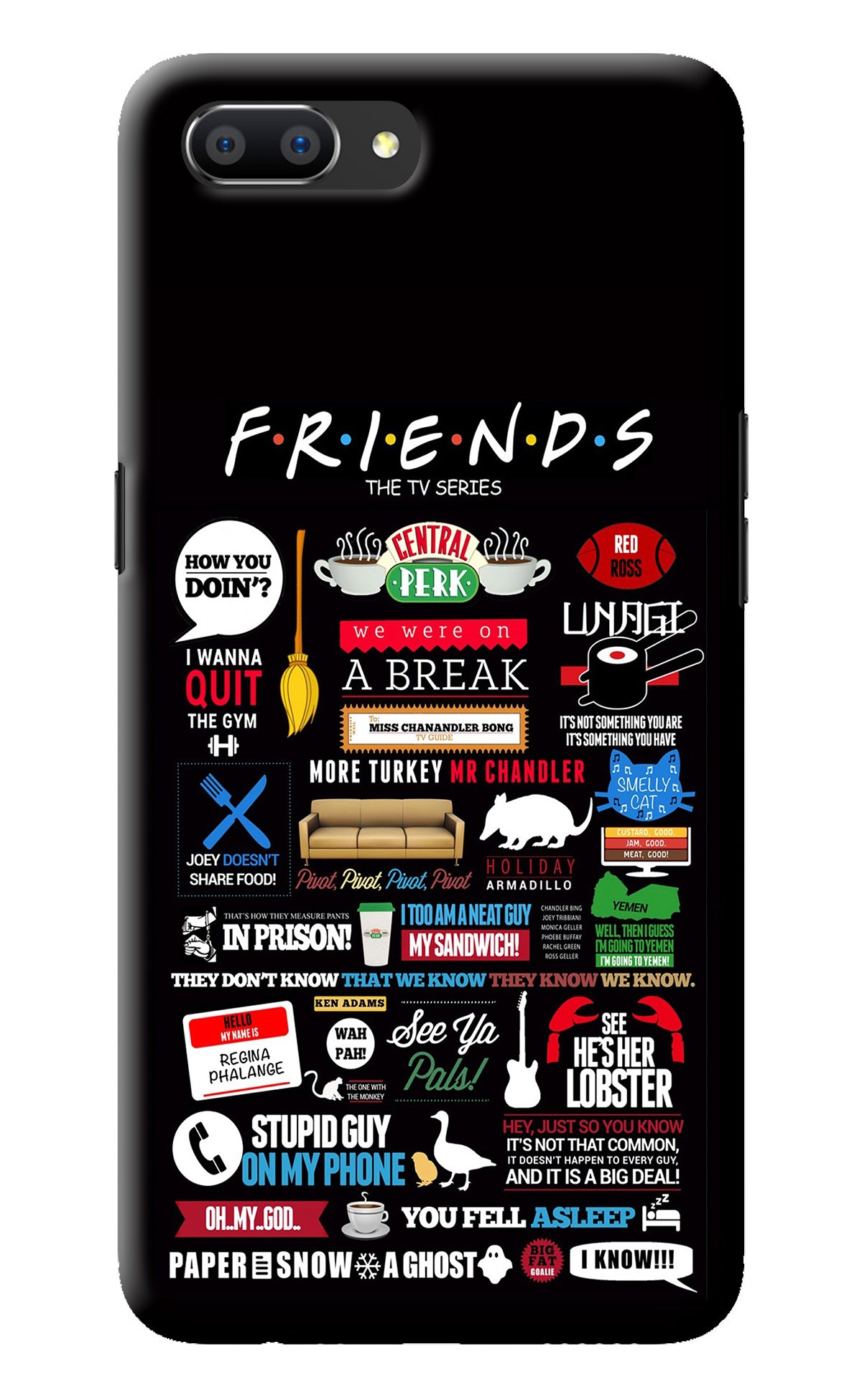 FRIENDS Realme C1 Back Cover