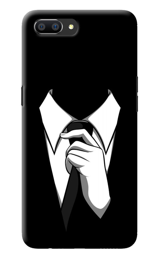 Black Tie Realme C1 Back Cover