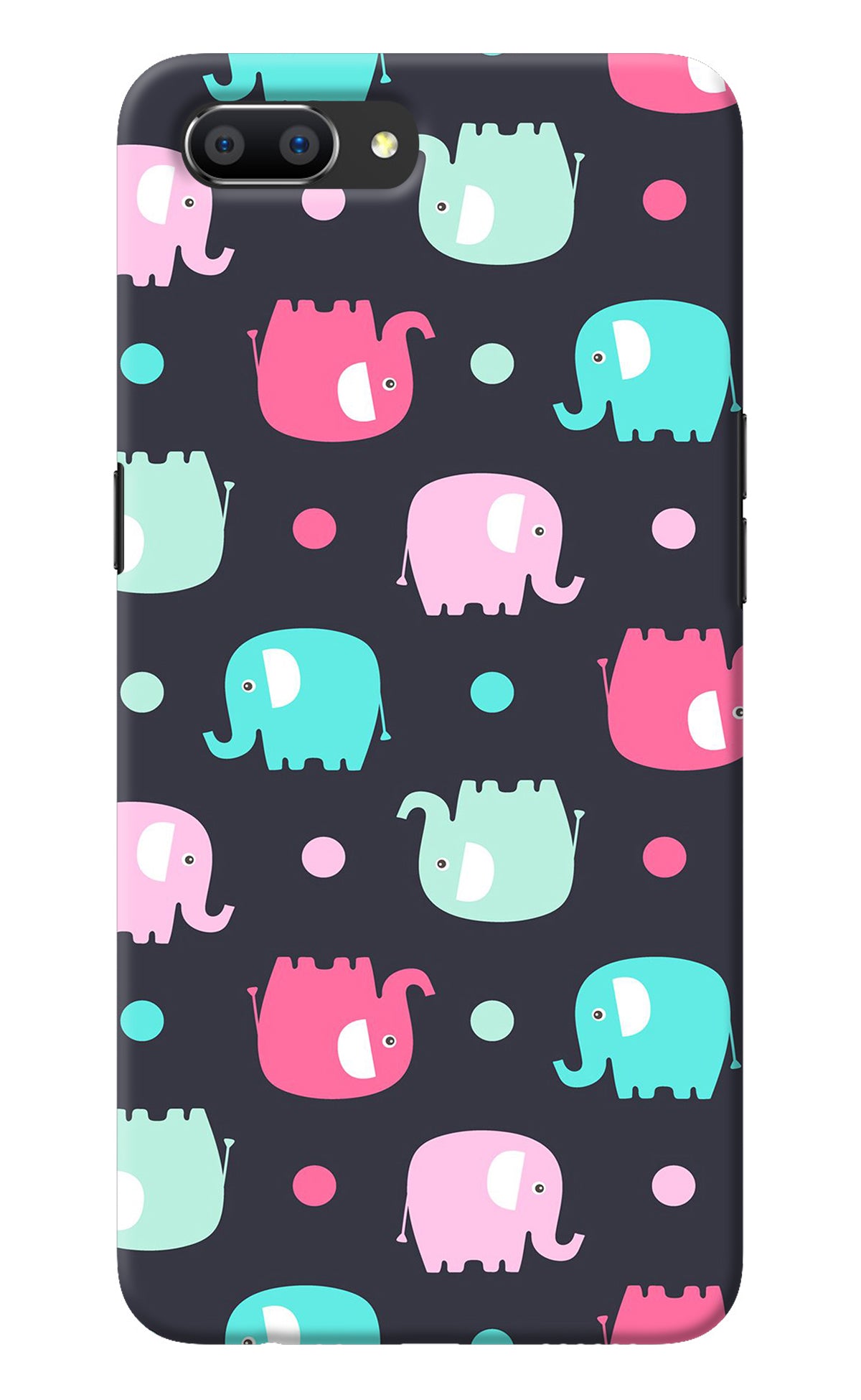 Elephants Realme C1 Back Cover