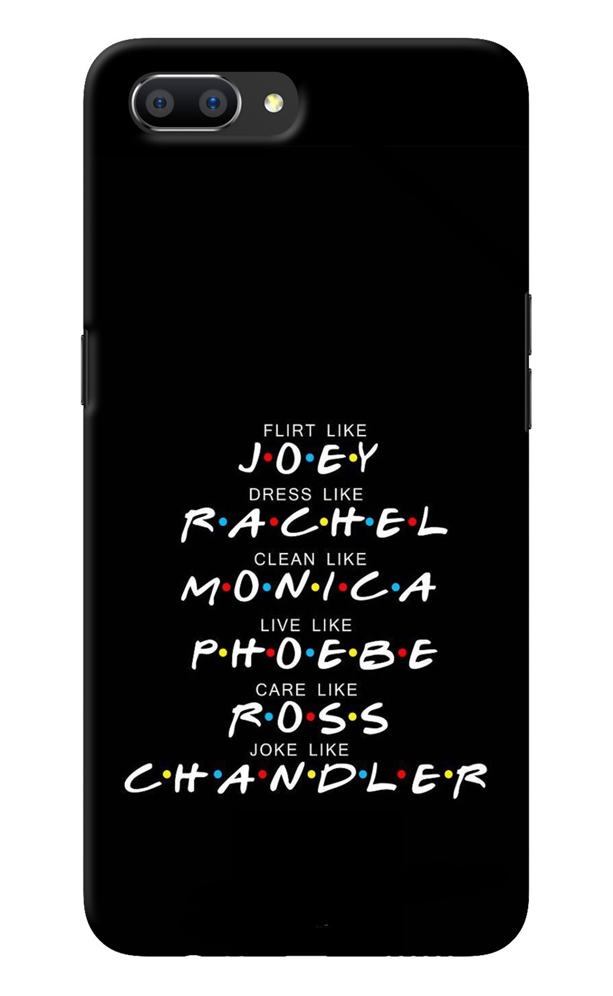 FRIENDS Character Realme C1 Back Cover