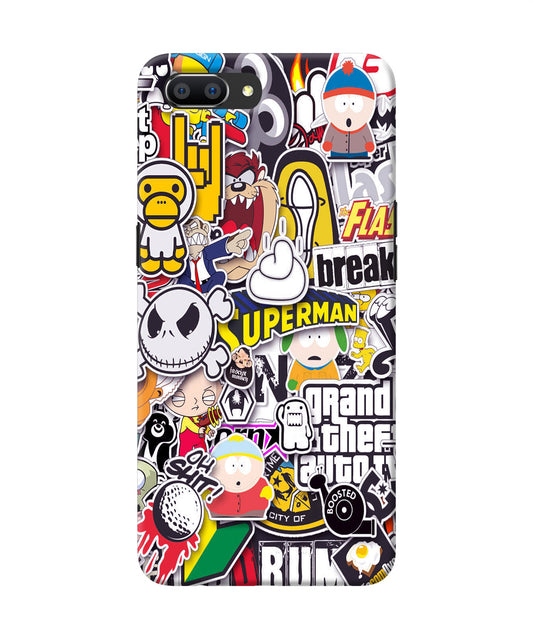 Sticker Bomb Realme C1 Back Cover