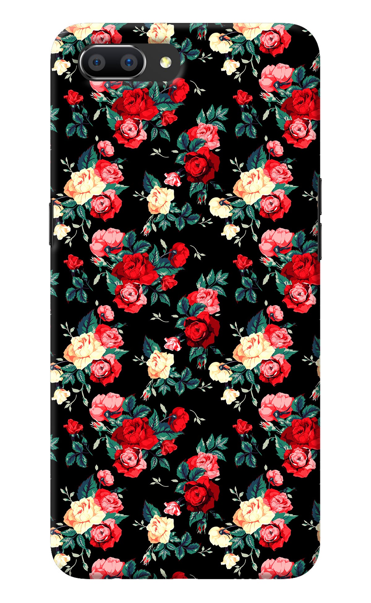 Rose Pattern Realme C1 Back Cover