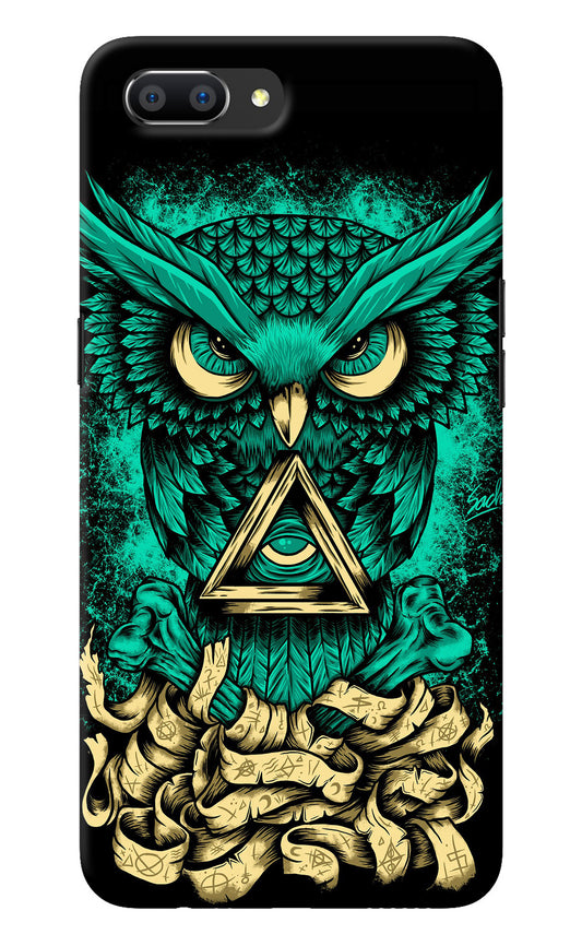 Green Owl Realme C1 Back Cover