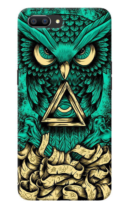 Green Owl Realme C1 Back Cover